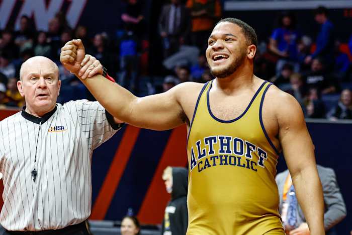 Illinois wrestling championships February 17 2024 Nate Latsch 25957